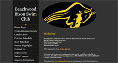Desktop Screenshot of beachwoodbisonswimclub.com
